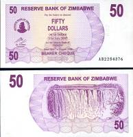 *50 Dolárov Zimbabwe 2006, P41 UNC - Kliknutím na obrázok zatvorte -